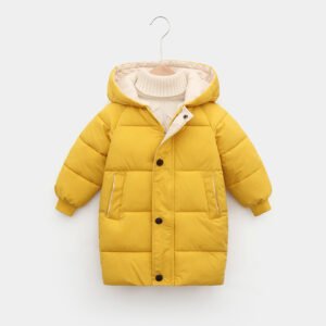 Fashion Baby Thick Hooded Soft Jacket | Warm & Stylish Baby Outerwear