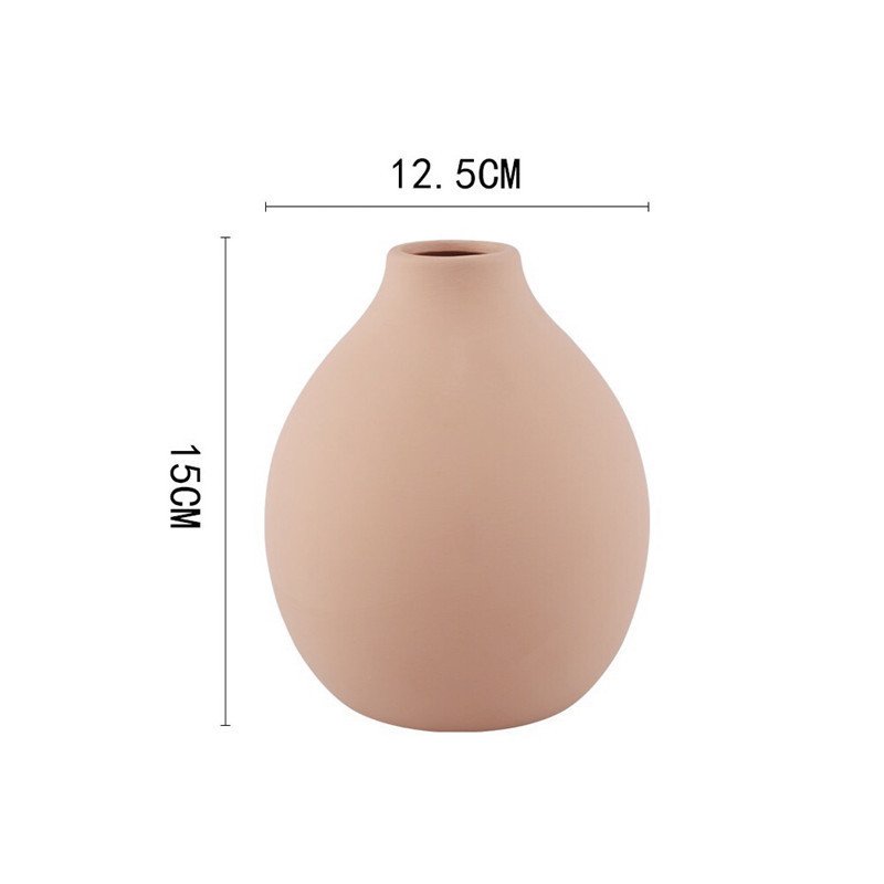 Ceramic Vase Home Furnishings – Creative Flower Arrangements for Stylish Decor