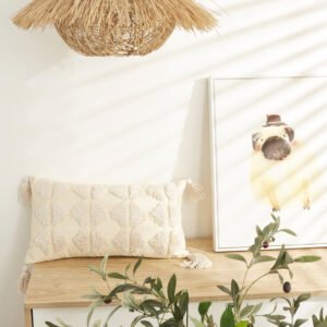 Ethnic Style Living Room Sofa Pillow Cases – Rectangular Back Cushion & Lumbar Support Pillow