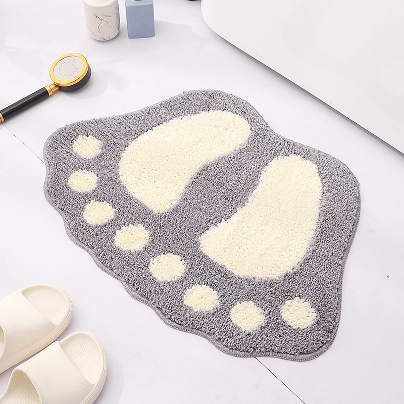 Home Bathroom Anti-Slip Absorbent Foot Mats – Non-Slip, Quick Dry Bath Rug