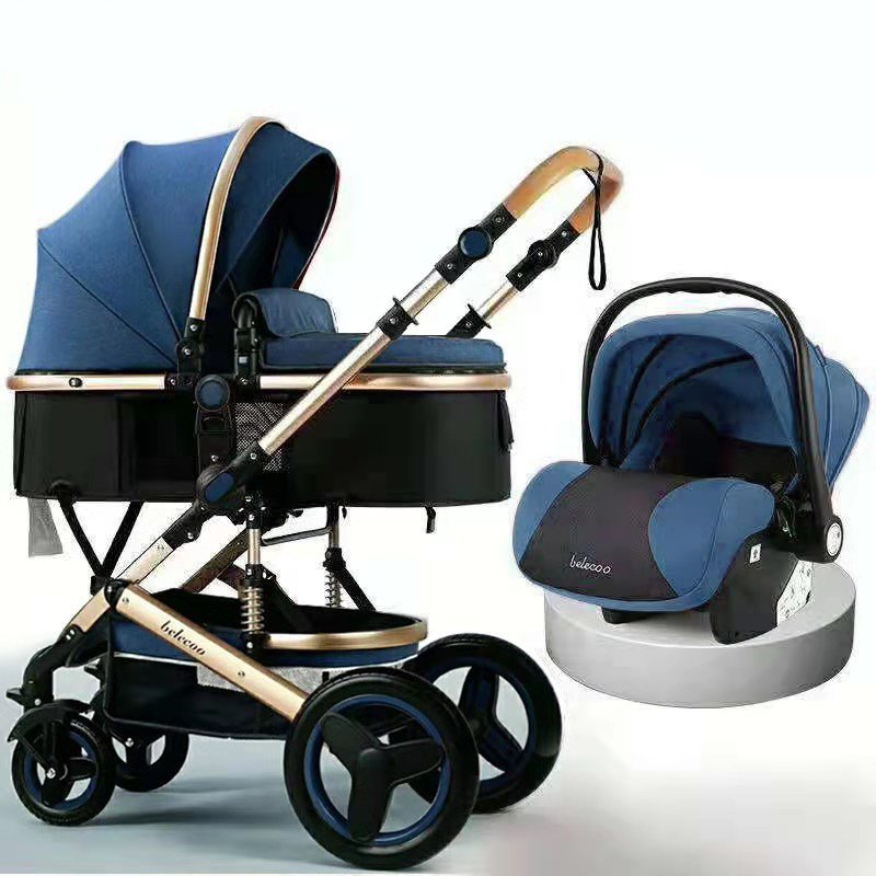 Lightweight Baby Stroller with High View – Adjustable Sit & Lie Down Position