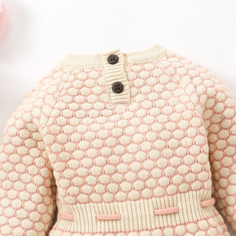 Children's Cotton Knitted One-Piece Romper – Soft & Comfortable Baby Outfit