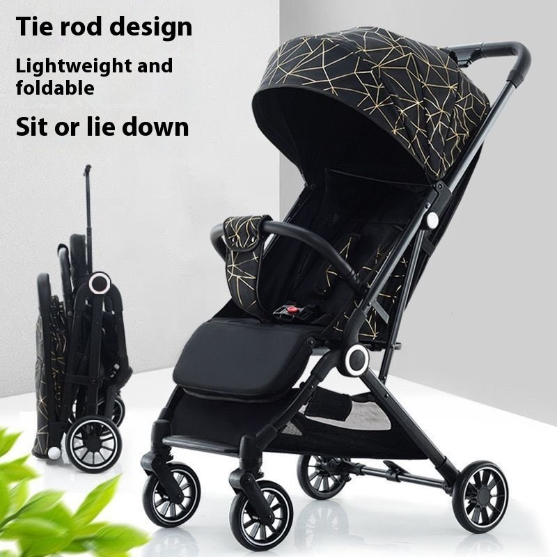 Pull Rod Type Summer Ultra-Light Stroller - Compact & Convenient for Travel