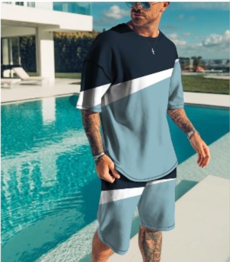 Men's Trendy Casual Beach Style Suit – Stylish & Comfortable Summer Look