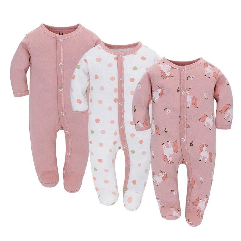 Baby Jumpsuit Long Sleeve Romper – Comfortable & Cozy Outfit for Infants