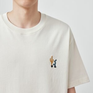 Fashion Cartoon Printed Men's T-shirt – Trendy & Fun Graphic Shirt