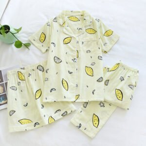 Sweet Purified Cotton Gauze Pajamas for Women | Soft & Breathable Sleepwear
