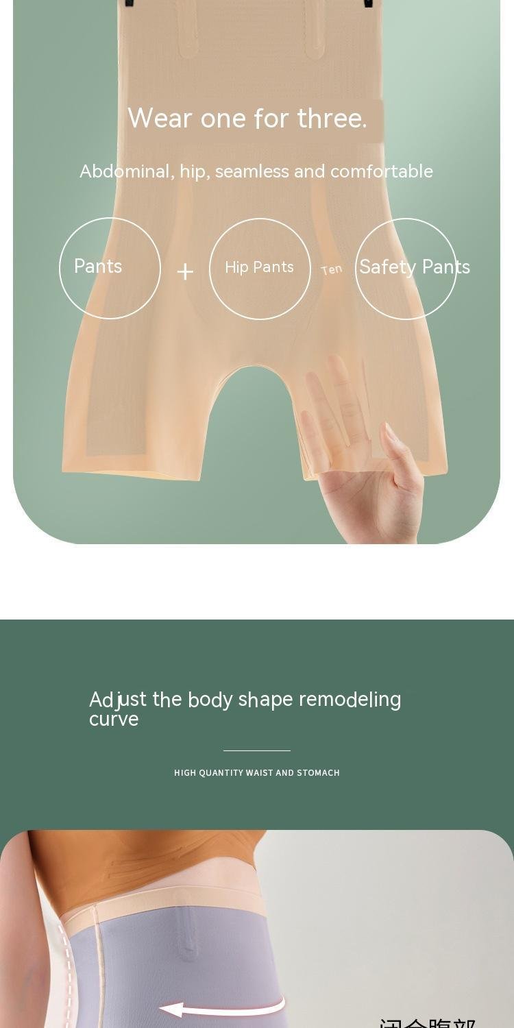 Belly Contraction Leggings- High Waist Boxer Hip Lift Leggings