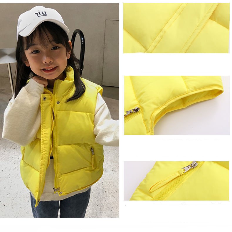 Children’s Loose Down Cotton Vest | Warm & Comfortable Unisex Outerwear