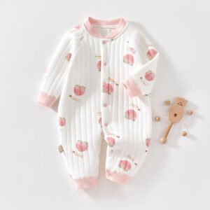 Baby Jumpsuit – Autumn & Winter Quilted Clothes for Warmth and Comfort