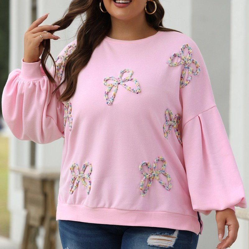 New Loose Crew Neck Pullover Sweatshirt for Women - Comfortable & Stylish