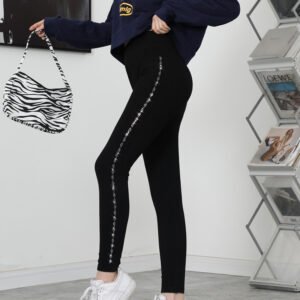High Waist Nine-Point Pants- Stylish & Comfortable