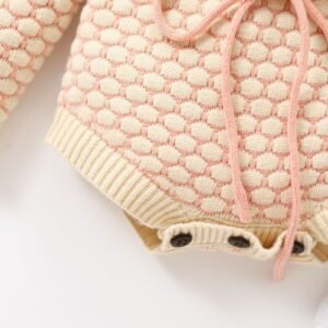 Children's Cotton Knitted One-Piece Romper – Soft & Comfortable Baby Outfit