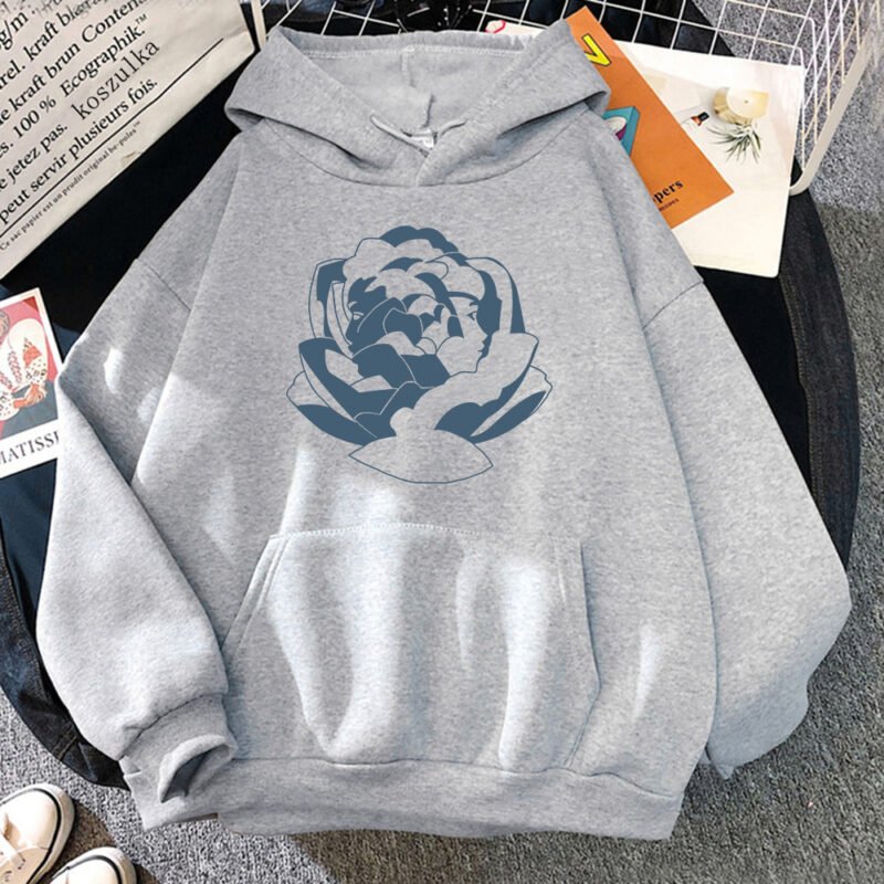 Fashionable Casual Polyester Hoodie Sweater for Women - Comfortable & Stylish