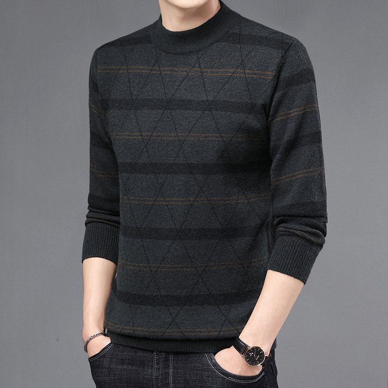 Men's Fashion Casual Thickening Sweater Top – Warm and Stylish