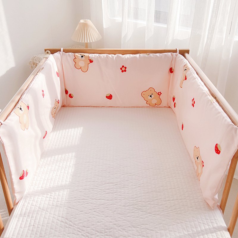 Single-Piece Bed Fence - Anti-Collision Baby Bed Protector for Safety