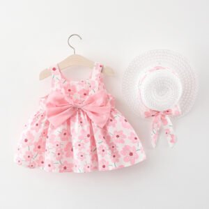Children's Vest Westernized Sleeveless Dress – Stylish & Comfortable Dress for Girls