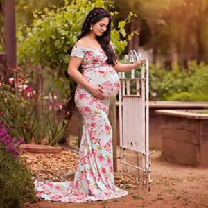 Cross V-neck Short Sleeve Plus Size Maternity Dress - Stylish & Comfortable Pregnancy Wear