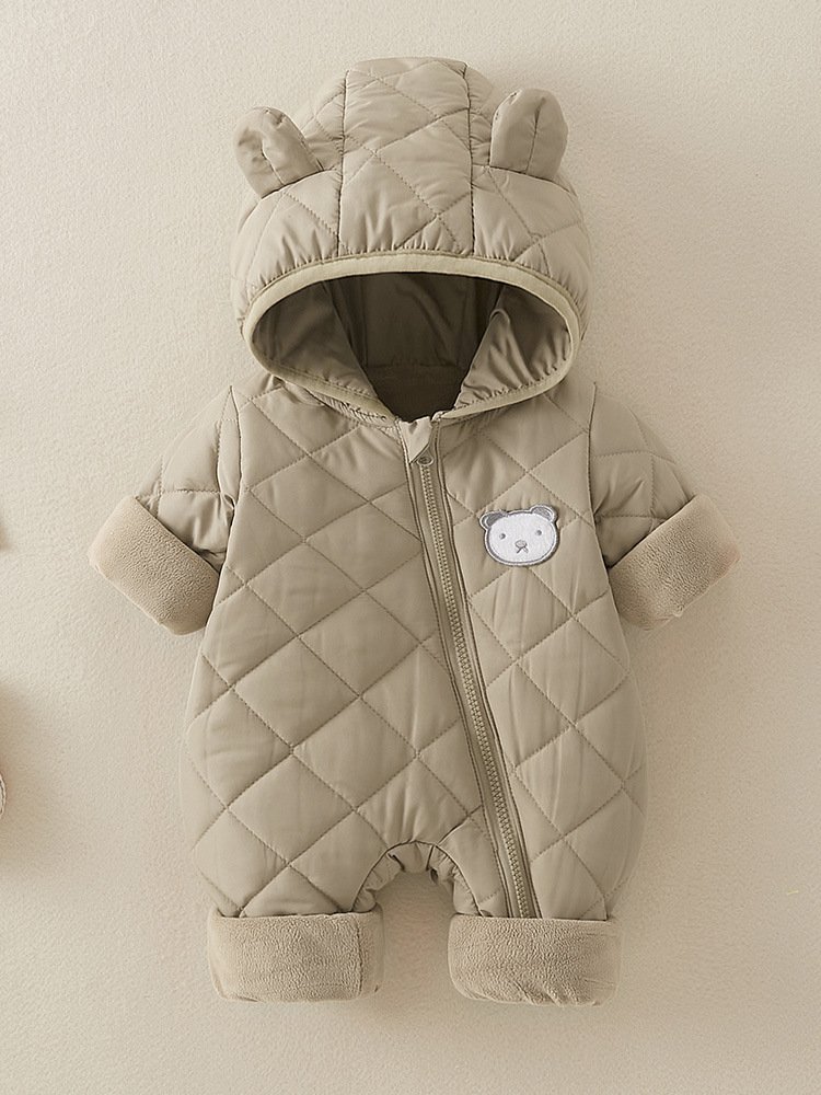 Autumn & Winter Baby Jumpsuit Romper – Cotton-Padded Warm Thickening Clothes for Babies