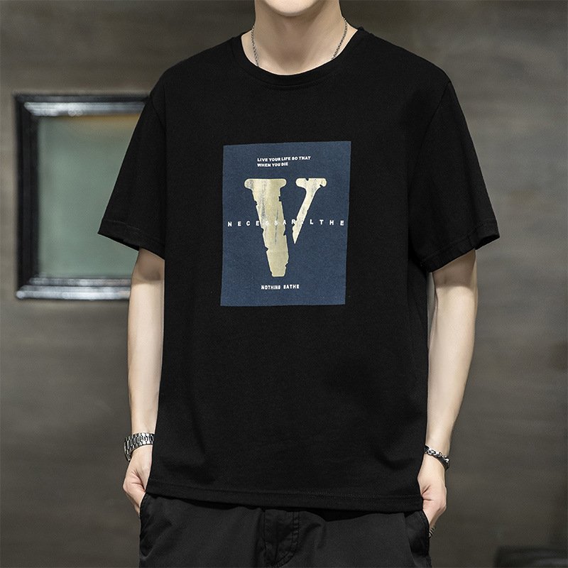 Men's Cotton Short Sleeve T-shirt - Comfortable Summer Essential