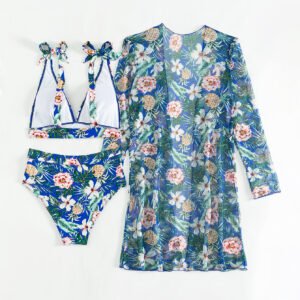 Fashion Multicolor Printed Bikini – Stylish Women's Swimsuit
