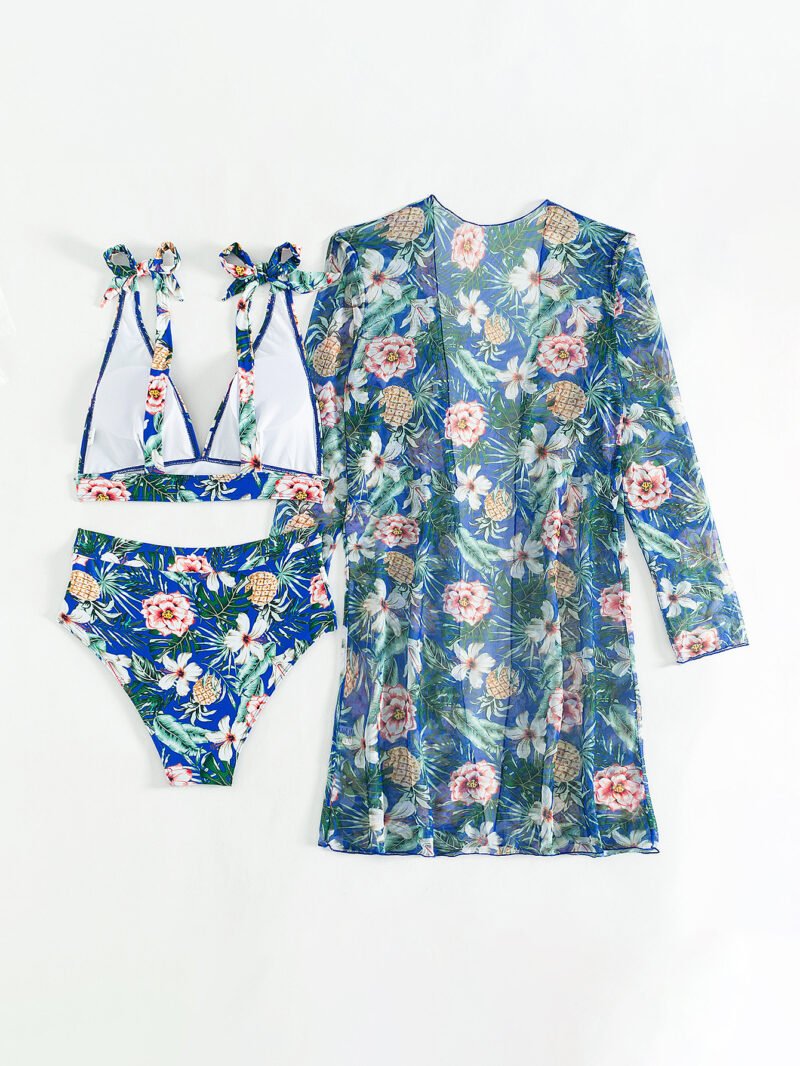 Fashion Multicolor Printed Bikini – Stylish Women's Swimsuit