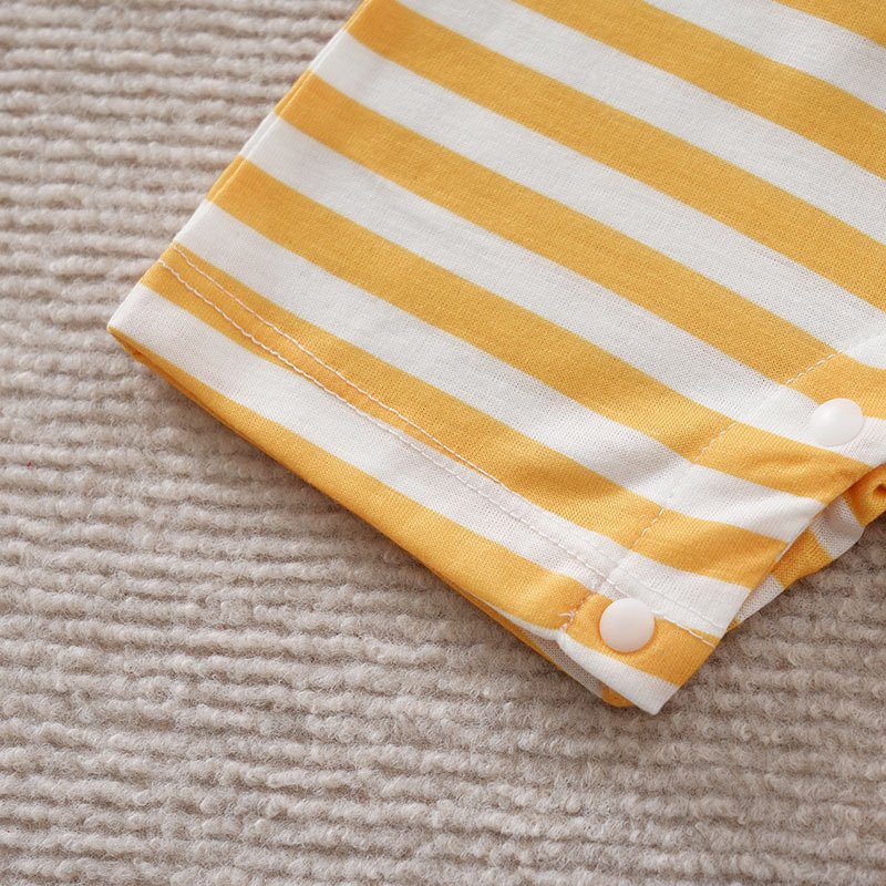 Short-Sleeve Baby Jumpsuit for Warm Weather - Comfy & Cute Baby Outfit