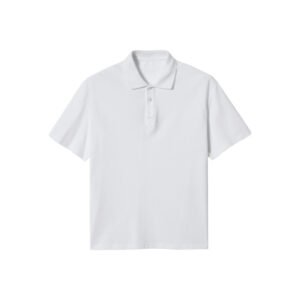 Cotton Short-Sleeved Polo Shirt – Simple Solid Color, Comfortable & Classic