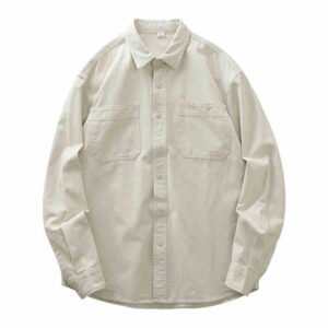 Pure Cotton Men's Retro Casual Shirt – Comfortable and Stylish