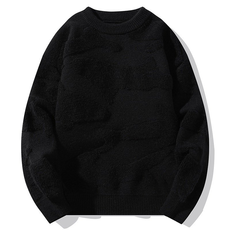 Retro Winter Fleece-Lined Thickened Plus Size Loose Sweater – Warm & Cozy