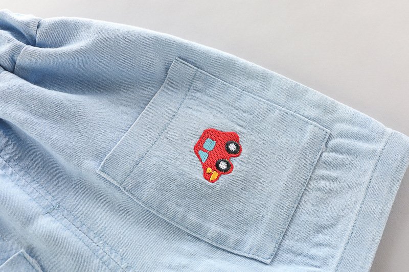 Baby Car Pattern Two-Piece Summer Outfit – Casual & Comfortable Clothing for Kids