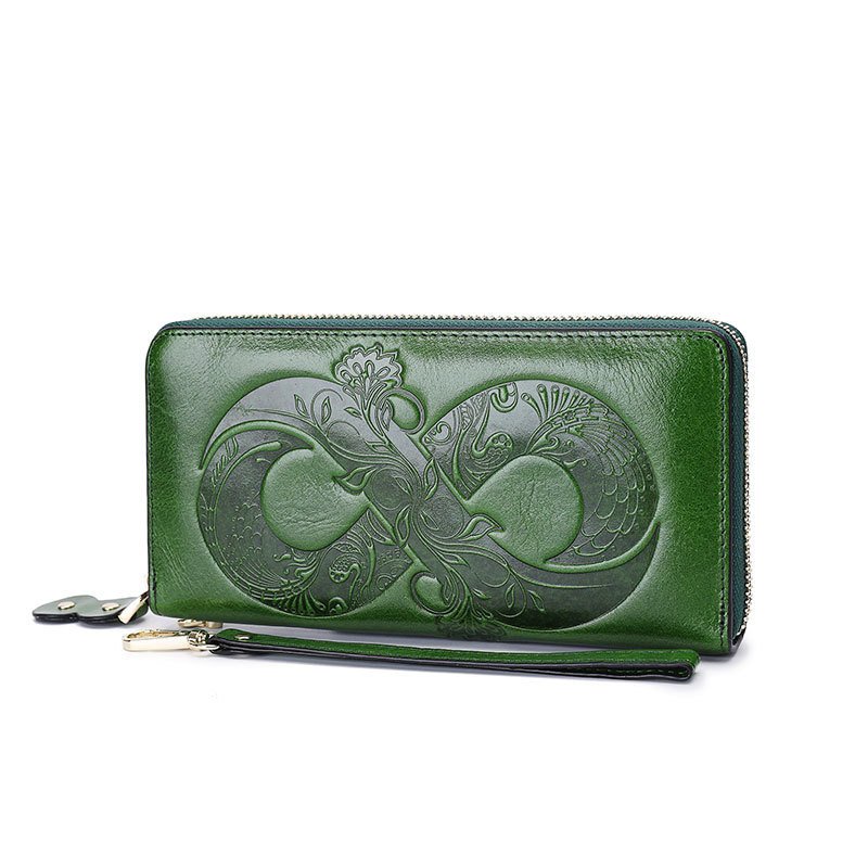 Genuine Leather Retro Cowhide Casual Handbag - Stylish & Durable