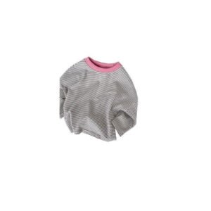 Boys and Girls Long-Sleeved Striped T-Shirt Top | Stylish & Comfortable Kids' T-Shirt