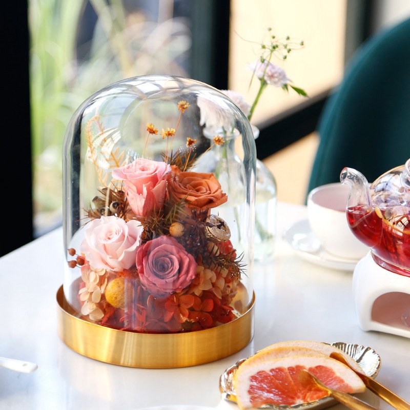 Valentine's Day Preserved Flower Heart-Shaped Bouquet – Unique Birthday Gift Idea