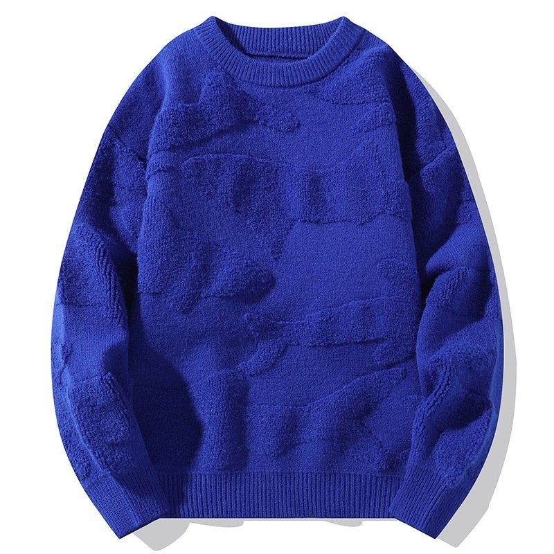Retro Winter Fleece-Lined Thickened Plus Size Loose Sweater – Warm & Cozy