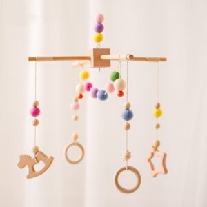 Plush Cloud Handmade Baby Bed Bell - Soft & Soothing Crib Toy for Babies