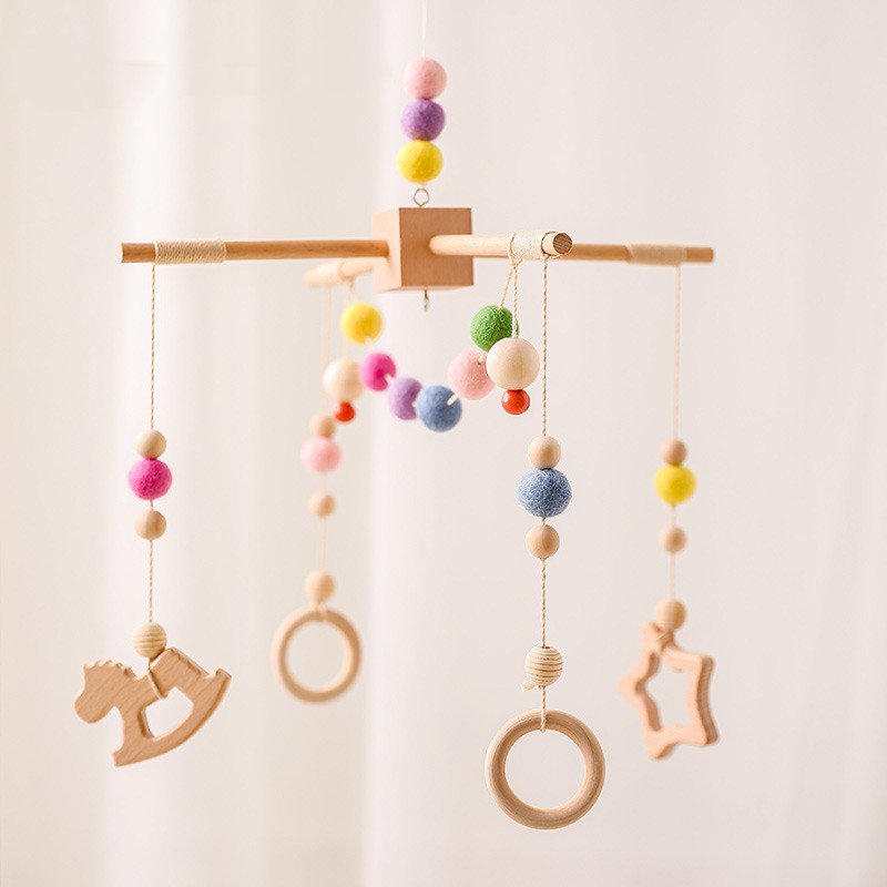 Plush Cloud Handmade Baby Bed Bell - Soft & Soothing Crib Toy for Babies