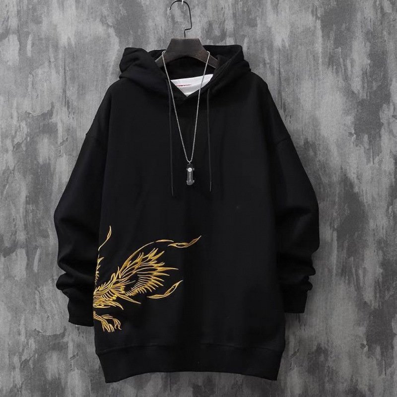 Heavy Industry Phoenix Embroidered Hoodie – Bold & Stylish Sweatshirt