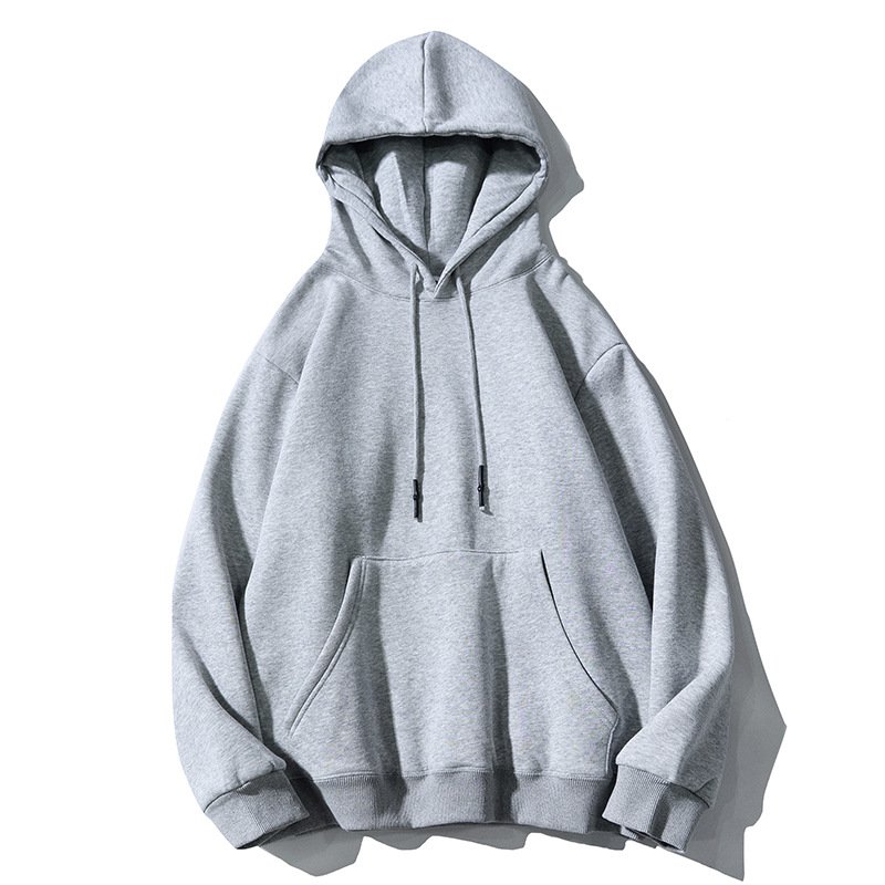 Heavy Non-Fleece Retro Hooded Sweater for Men and Women – Stylish & Comfortable