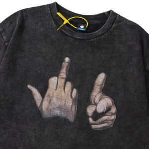 Printed Round Neck Short Sleeve T-Shirt – Stylish & Casual Tee