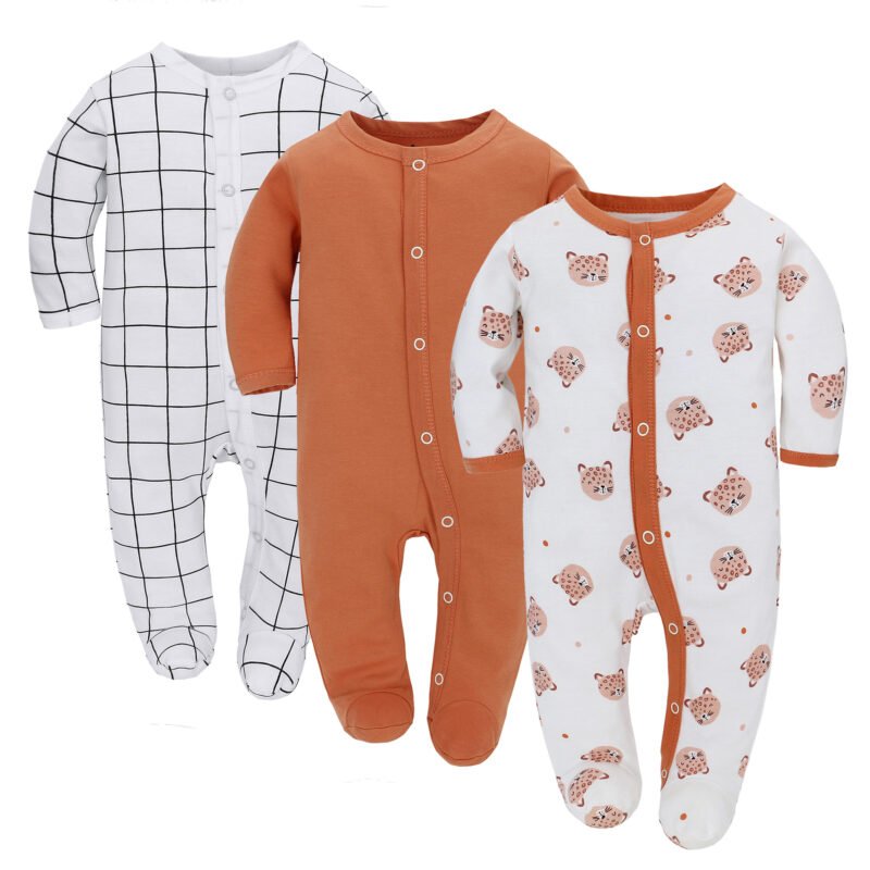 Baby Jumpsuit Long Sleeve Romper – Comfortable & Cozy Outfit for Infants