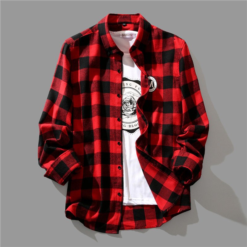 Loose Casual Long Sleeves Shirt – Comfortable & Stylish Men’s Shirt