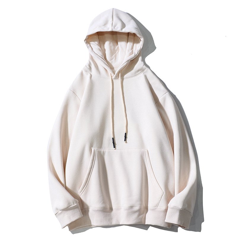 Heavy Non-Fleece Retro Hooded Sweater for Men and Women – Stylish & Comfortable