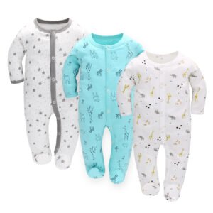 Baby Jumpsuit Long Sleeve Romper – Comfortable & Cozy Outfit for Infants