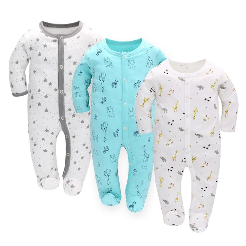 Baby Jumpsuit Long Sleeve Romper – Comfortable & Cozy Outfit for Infants
