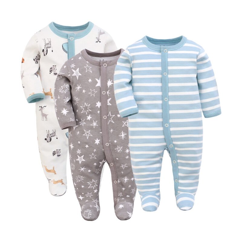 Baby Jumpsuit Long Sleeve Romper – Comfortable & Cozy Outfit for Infants
