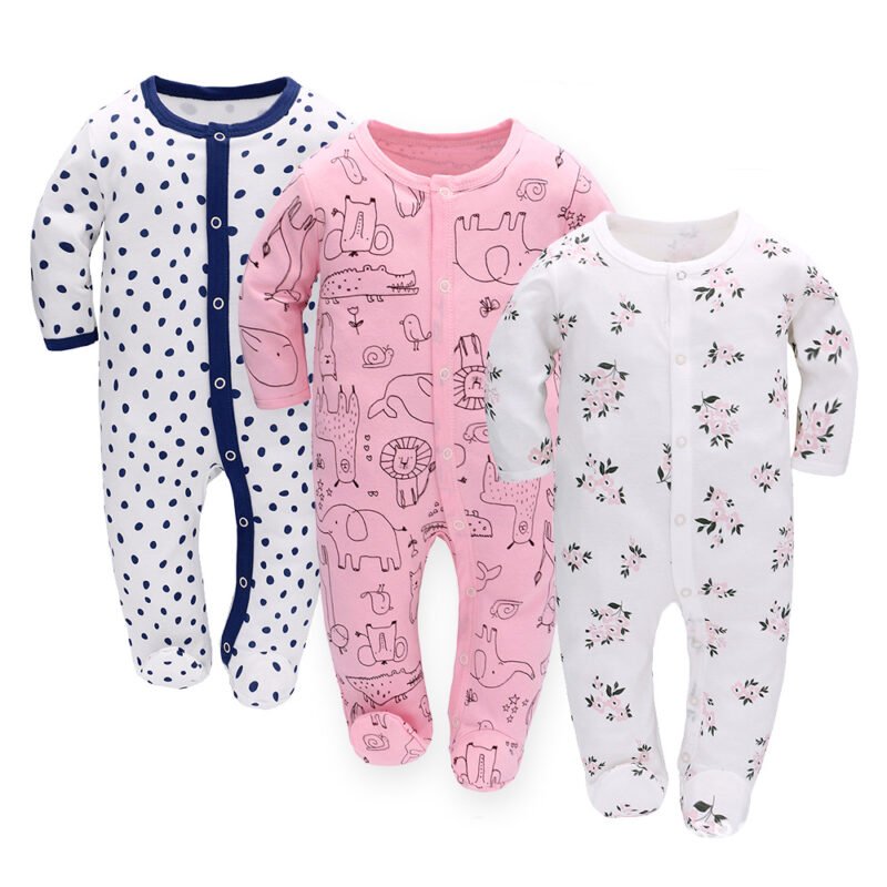 Baby Jumpsuit Long Sleeve Romper – Comfortable & Cozy Outfit for Infants