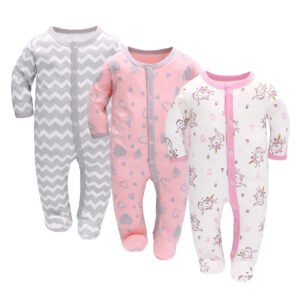 Baby Jumpsuit Long Sleeve Romper – Comfortable & Cozy Outfit for Infants