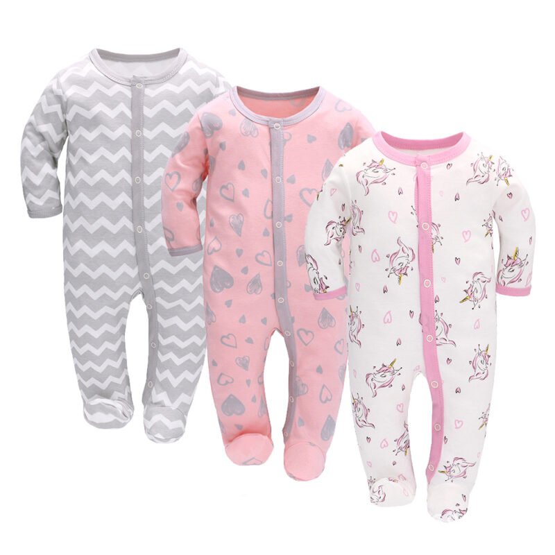 Baby Jumpsuit Long Sleeve Romper – Comfortable & Cozy Outfit for Infants