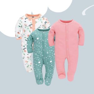 Baby Jumpsuit Long Sleeve Romper – Comfortable & Cozy Outfit for Infants